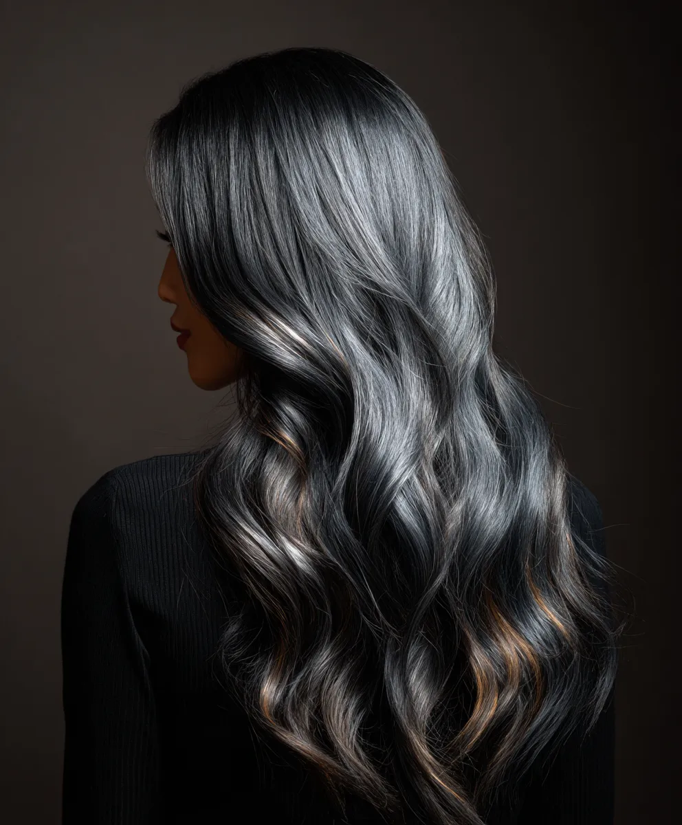 프리미엄 애쉬 그레이 발레아쥬 시술 결과