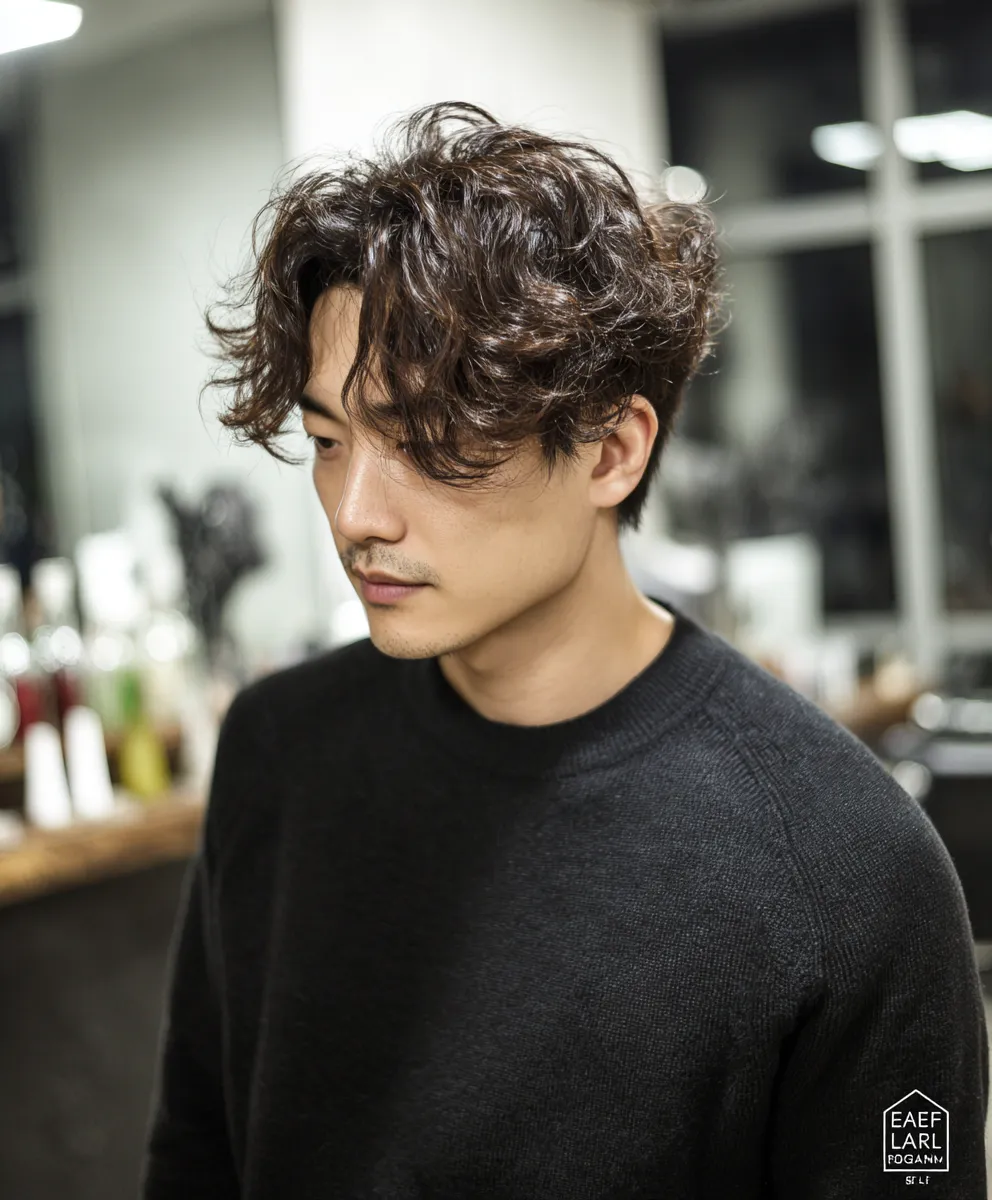 남성 쉐도우 스타일링 시술 결과