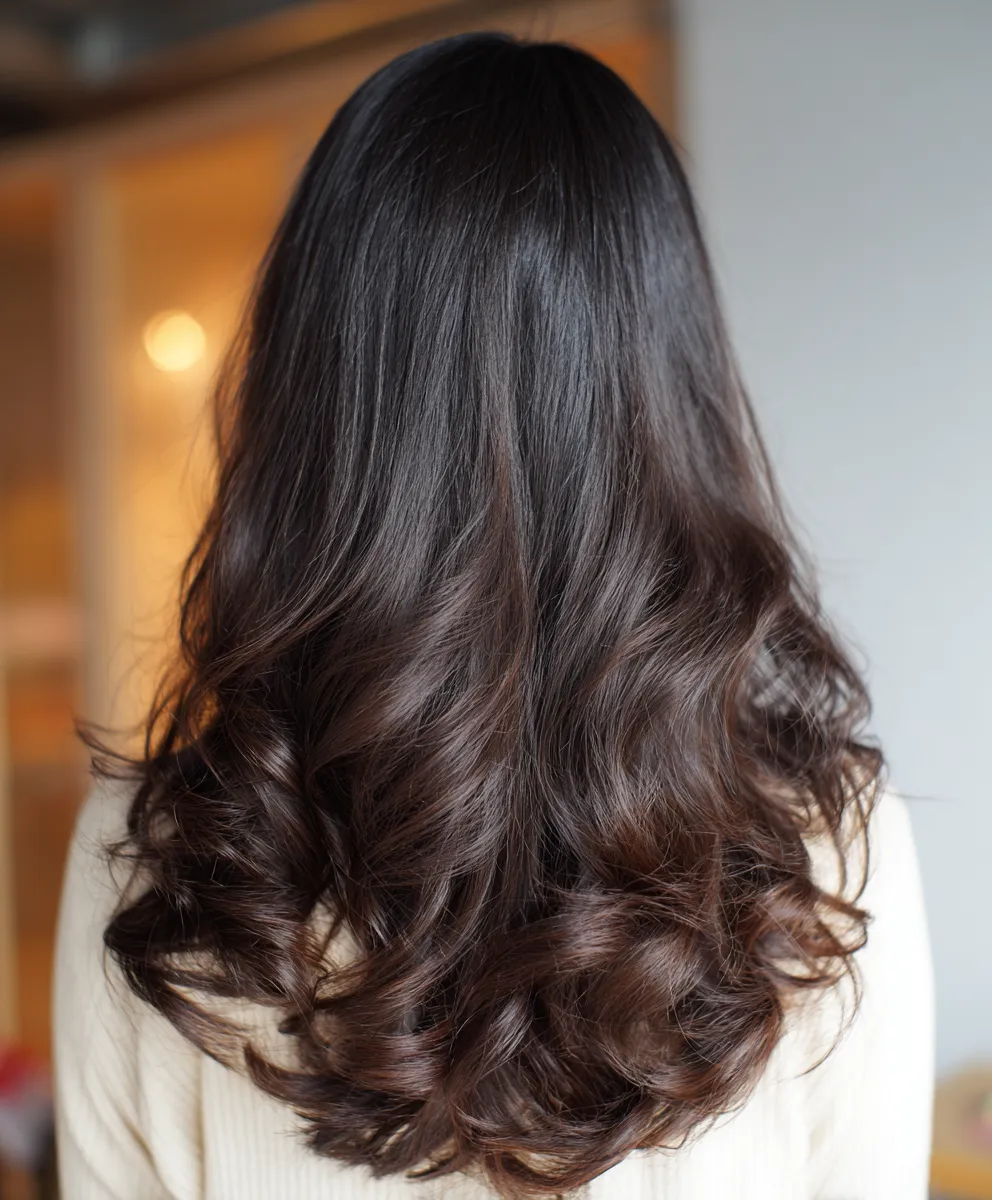 볼륨 여신 S컬 펌 시술 결과